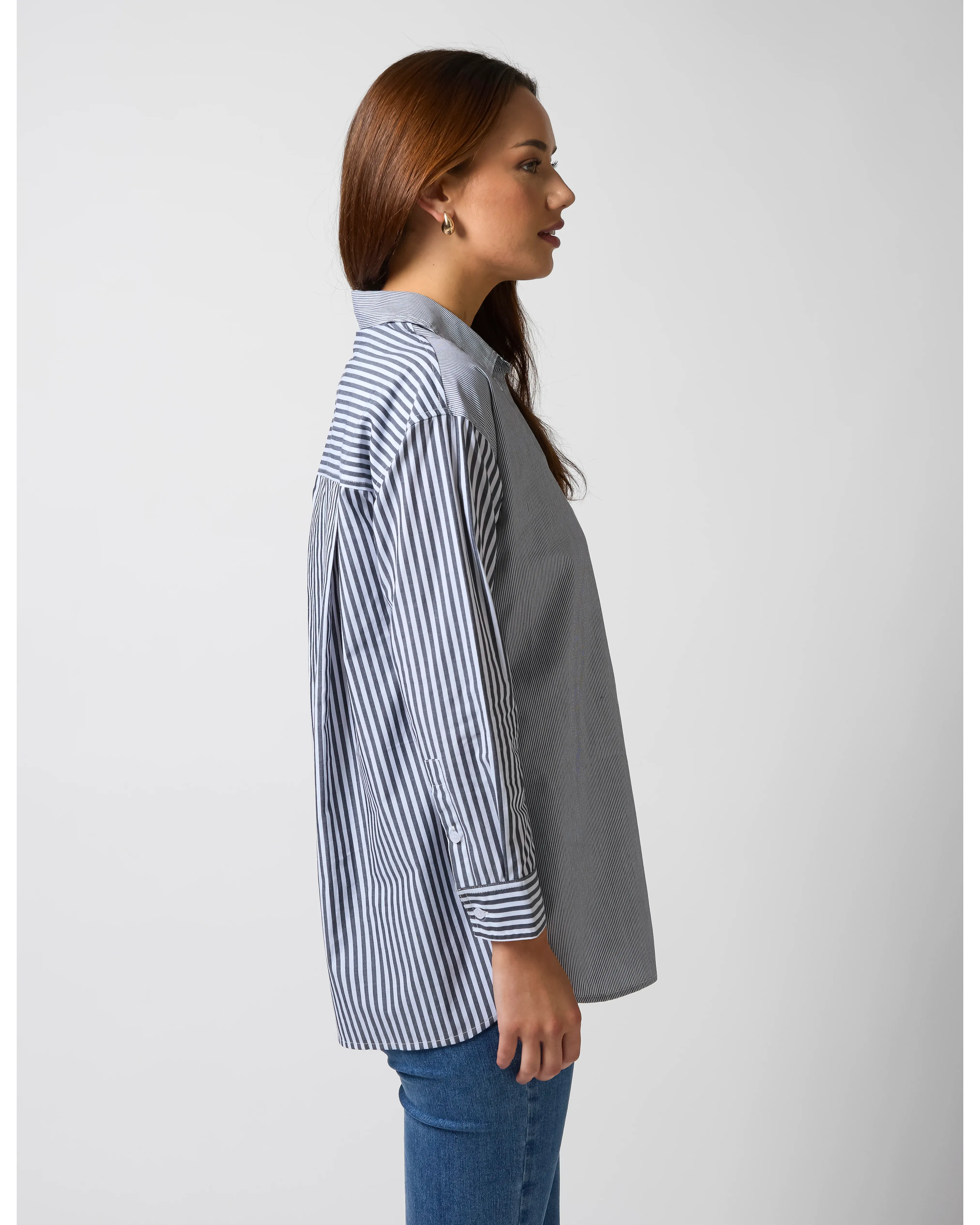 Stella   Gemma Essential Shirt - Black Strip