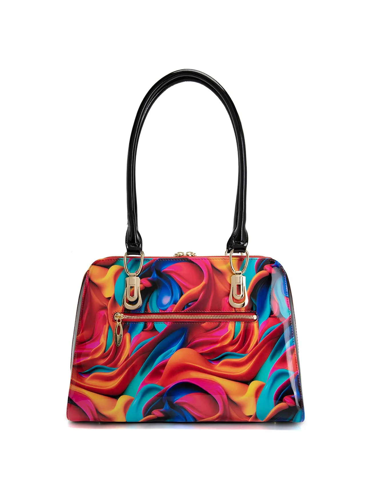 STELLAR LGE PATENT LEATHER HANDBAG- SF20-7573
