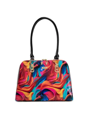 STELLAR LGE PATENT LEATHER HANDBAG- SF20-7573