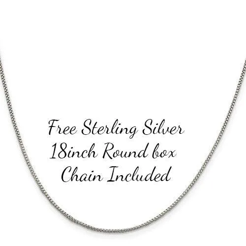 Sterling Silver Enameled Paw Prints Ash Holder Pendant - Pet Memorial Keepsake Jewelry
