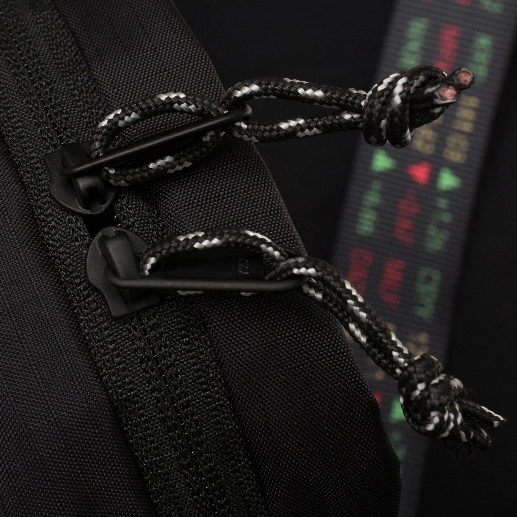 Stock Ticker Shoulder Bag - Black
