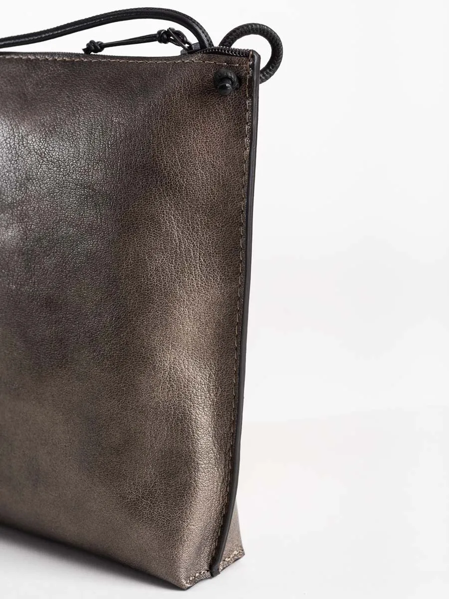 strappy pouch - pewter orme