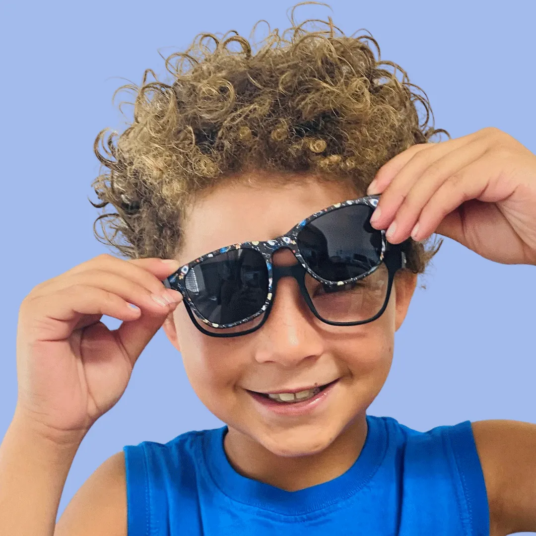Sun Tops for Magnetic Glasses