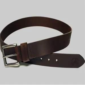 Swanndri Men's Brown Leather Jean Belt - 40mm Wide