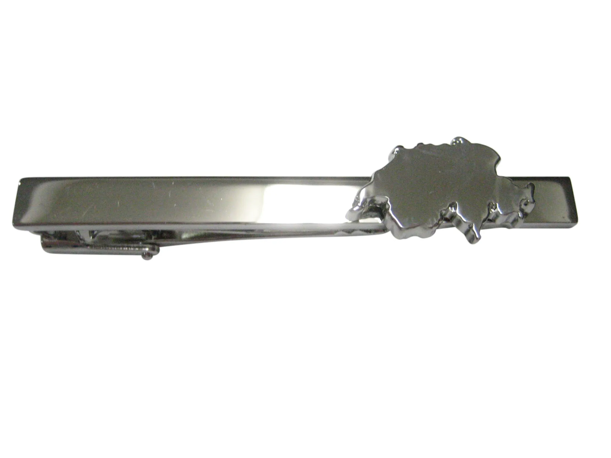 Switzerland Swiss Map Shape Tie Clip