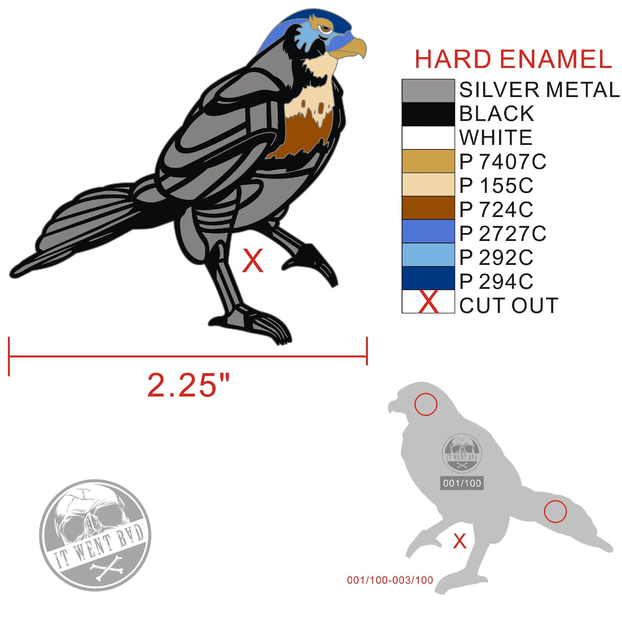 Tally-Hawk Pin