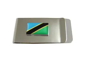 Tanzania Flag Pendant Money Clip