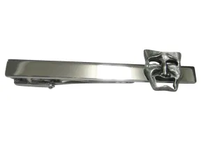 Textured Drama Sad Mask Tie Clip