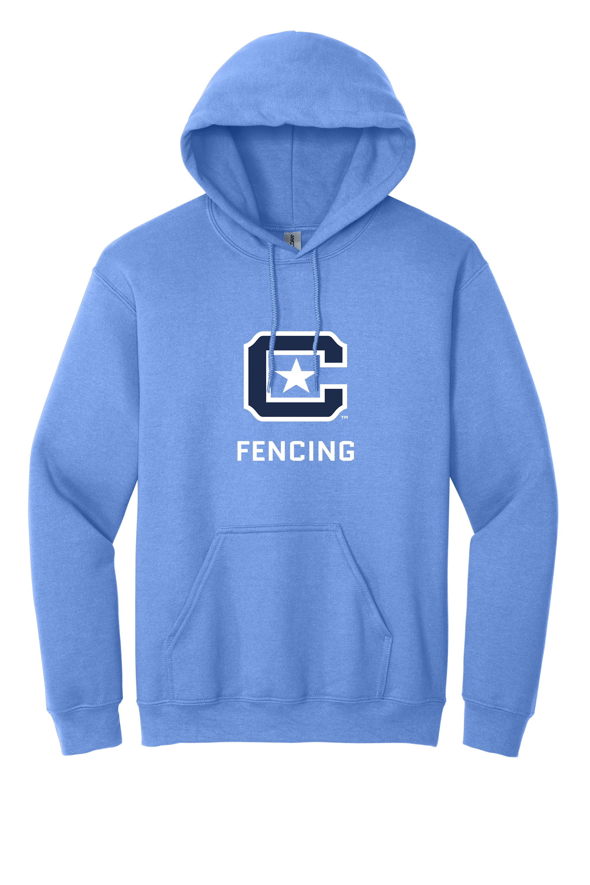 The Citadel Block C Star logo, Club Sports - Fencing,  Heavy Blend™ Hooded Sweatshirt