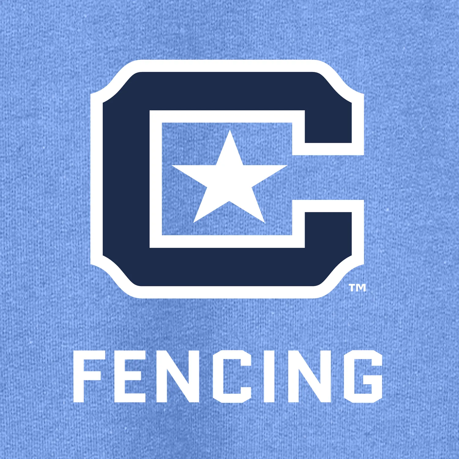 The Citadel Block C Star logo, Club Sports - Fencing,  Heavy Blend™ Hooded Sweatshirt