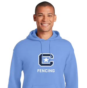 The Citadel Block C Star logo, Club Sports - Fencing,  Heavy Blend™ Hooded Sweatshirt