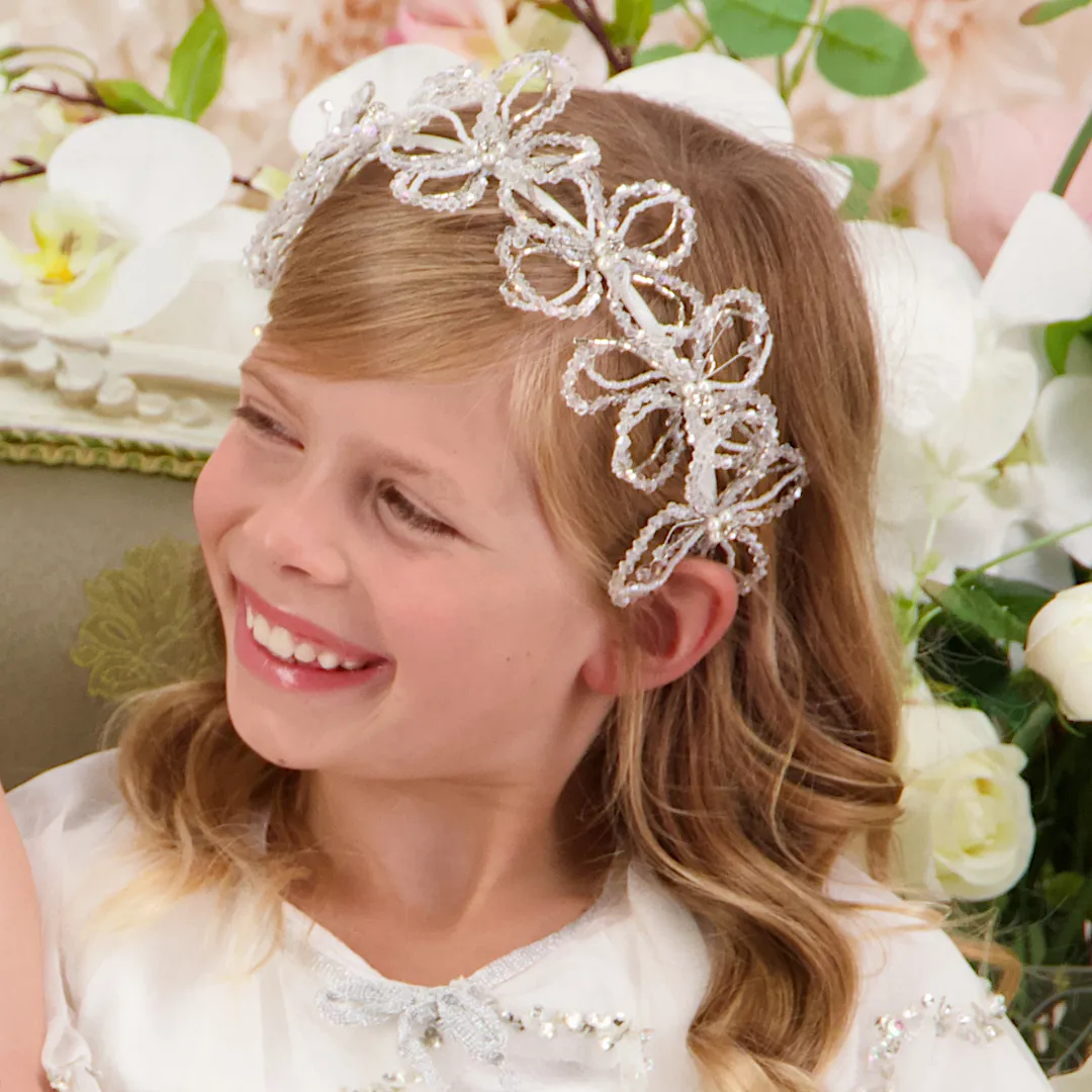 The Fidelia Crystal Statement Butterfly Designer Headband