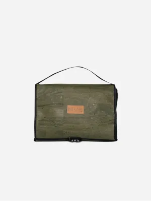 The Vegan Cork Toiletry Bag | Green