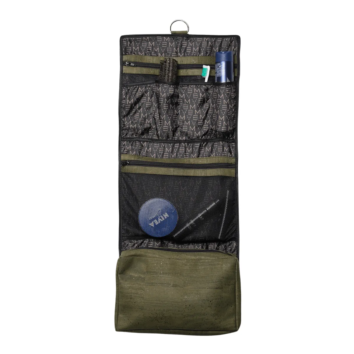 The Vegan Cork Toiletry Bag | Green
