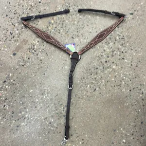 TKDZ5740 Breastcollar Antique Diamond w/ Pearl Spots
