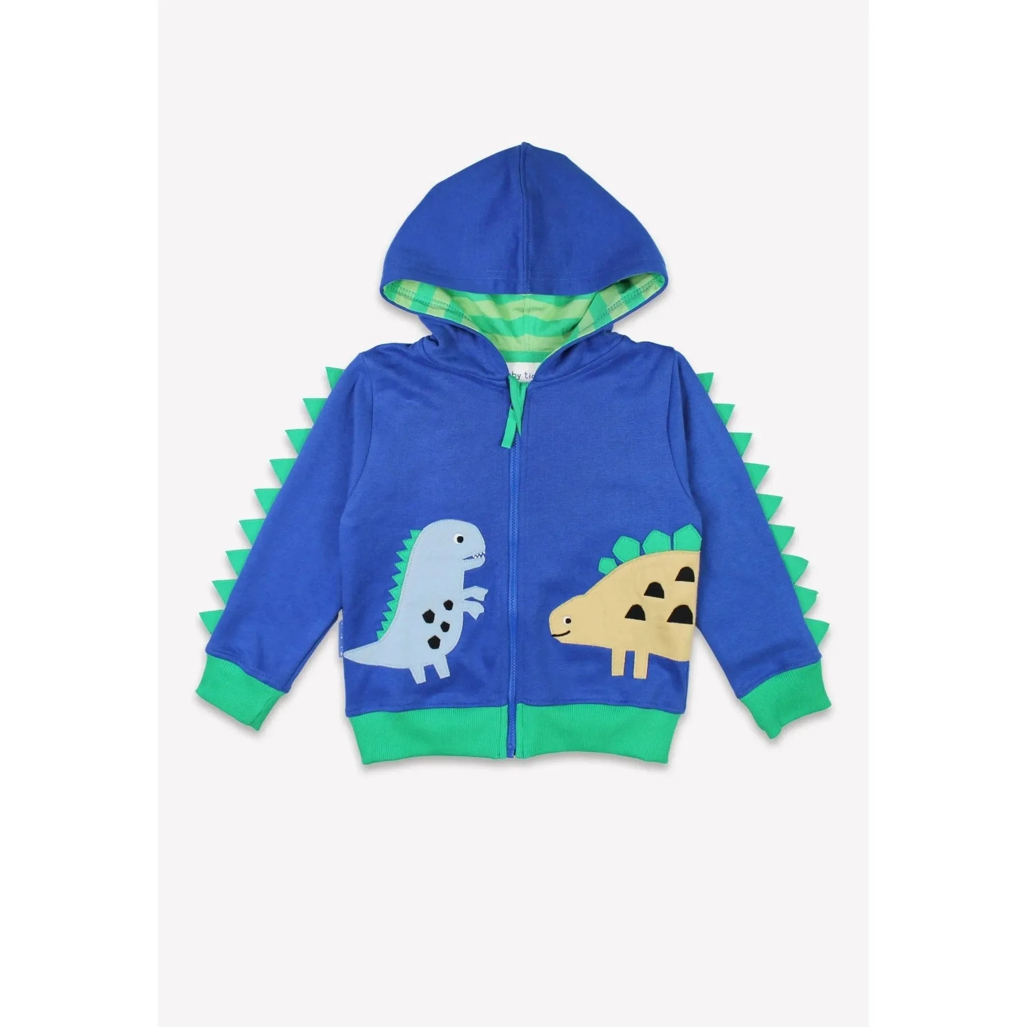 Tonal Dinosaur Applique Hoodie