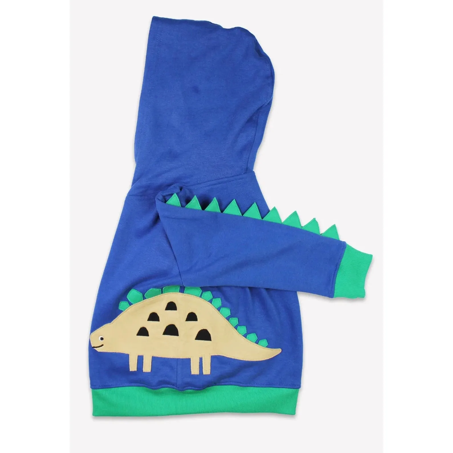 Tonal Dinosaur Applique Hoodie