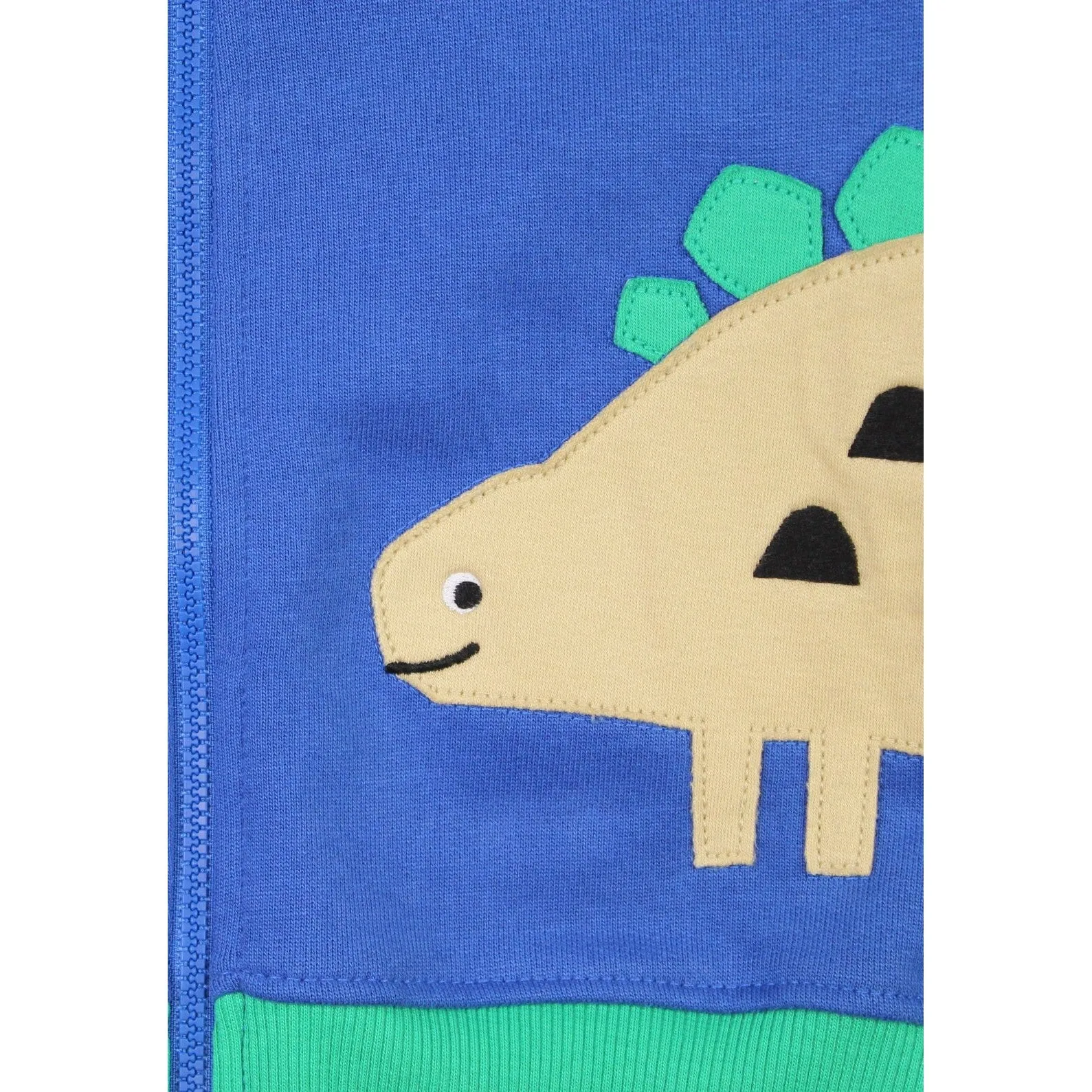 Tonal Dinosaur Applique Hoodie