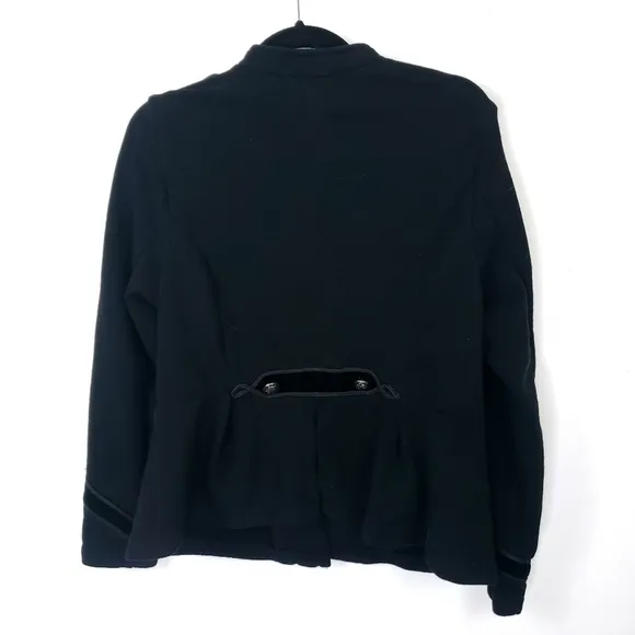 Torrid black military style jacket size 00 = m/ or 10