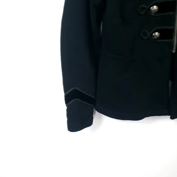 Torrid black military style jacket size 00 = m/ or 10