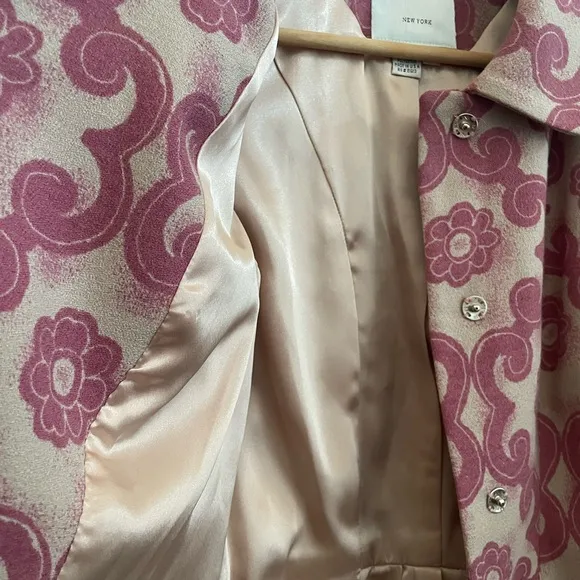 TRACY REESE Retro Floral Pink Jacket