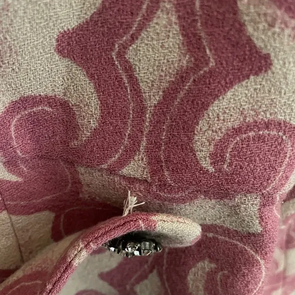 TRACY REESE Retro Floral Pink Jacket