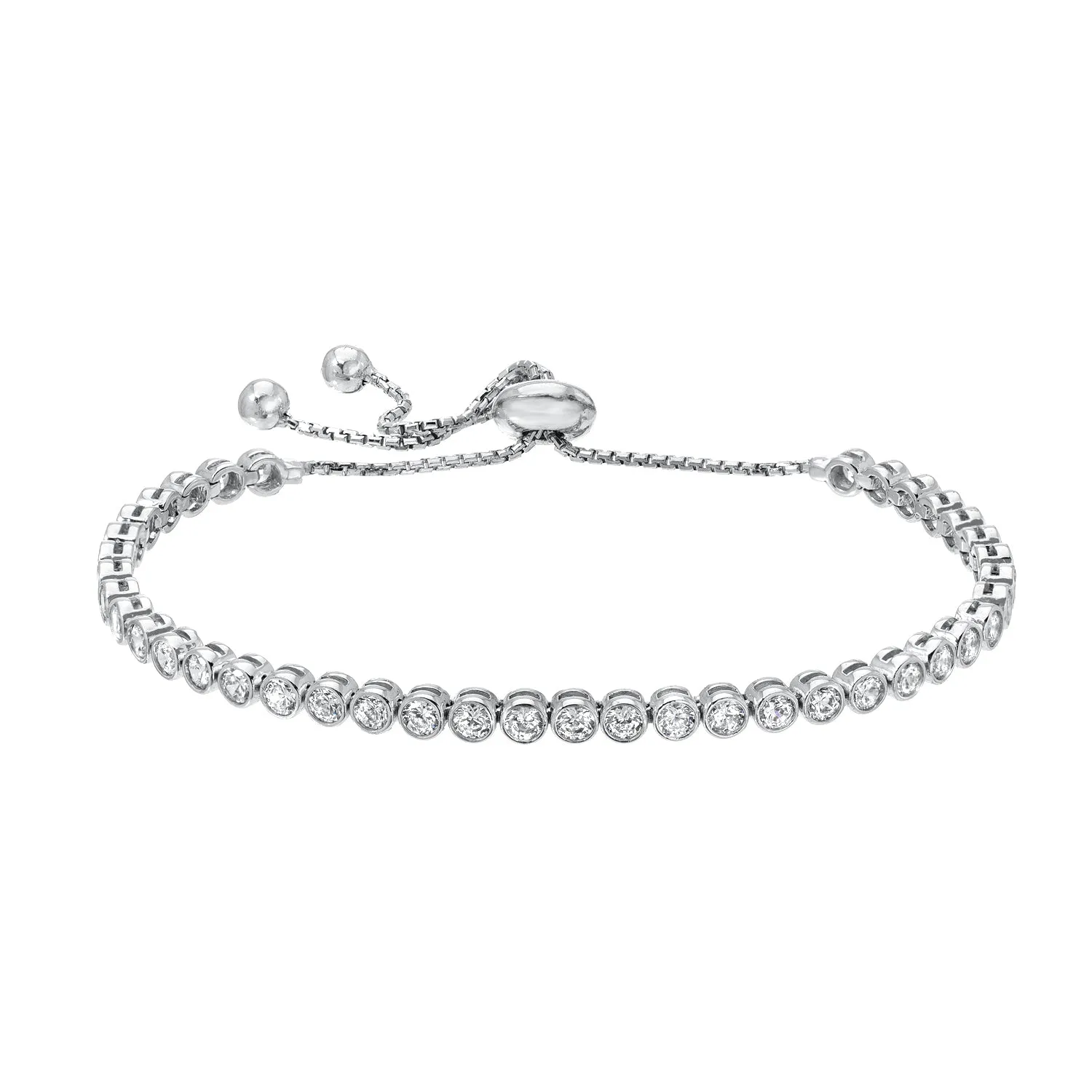 TRAVEL BOLO BEZEL TENNIS BRACELET