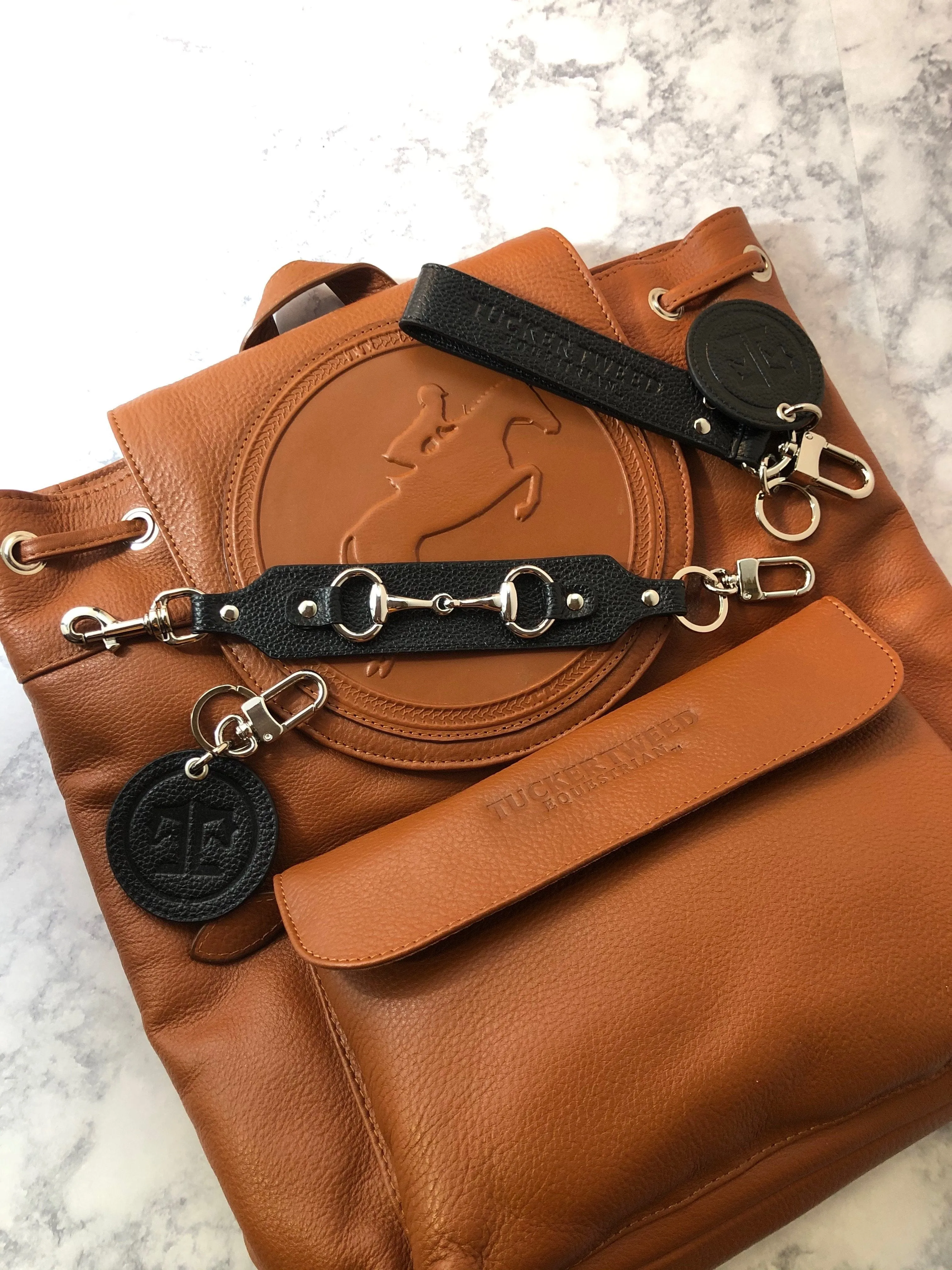 Tucker Tweed Bit Keychain