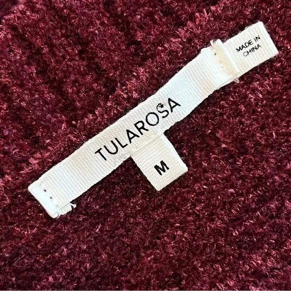 Tularosa Rosewood Sweater Dress Starry Night High Neck Knit Long Sleeve M
