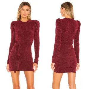 Tularosa Rosewood Sweater Dress Starry Night High Neck Knit Long Sleeve M