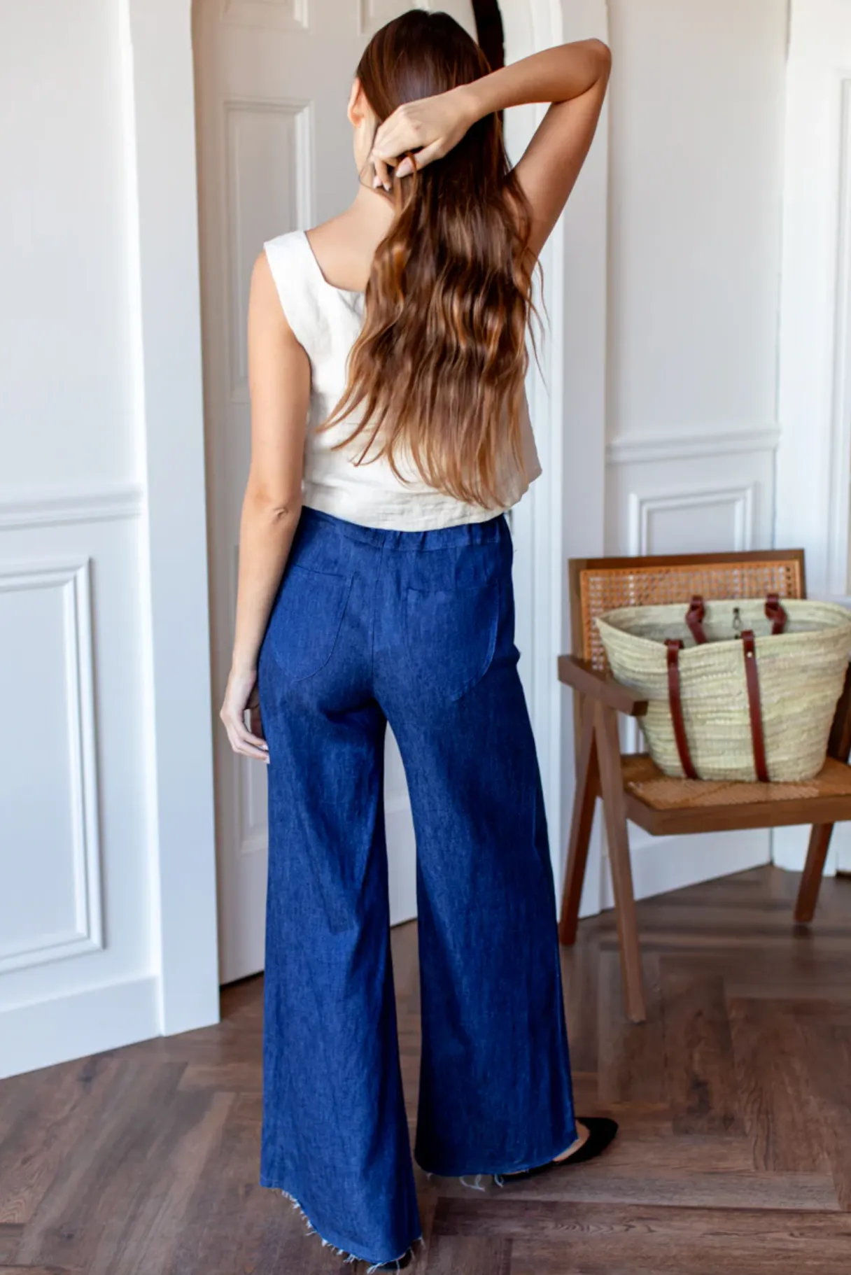 Tulip Wide Leg Indigo Hemp Organic