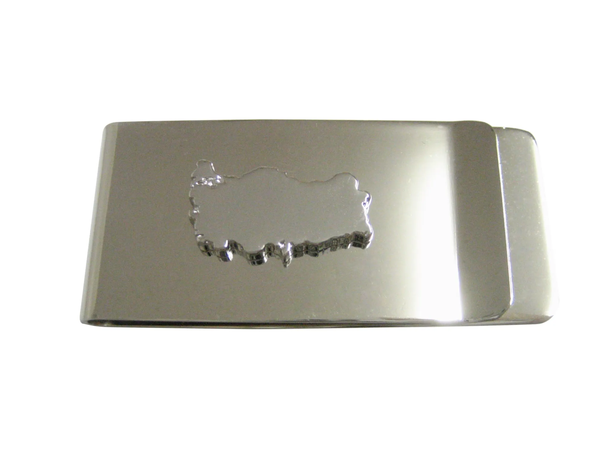 Turkey Map Shape Money Clip