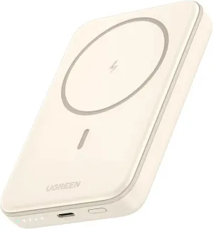 Ugreen 10000mAh PD-20W Magnetic Wireless15W Power Bank Beige PB561