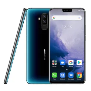 Ulefone T2 Smartphone Android 9.0 Dual 4G Cell Phone 6GB 128GB NFC Octa-core Helio P70 4200mAh 6.7"" FHD  Mobile Phone Android blue