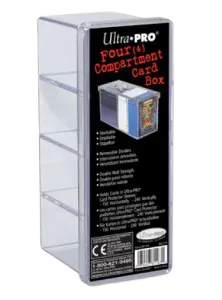 ULTRA PRO Specialty Holders - 4 Compartment