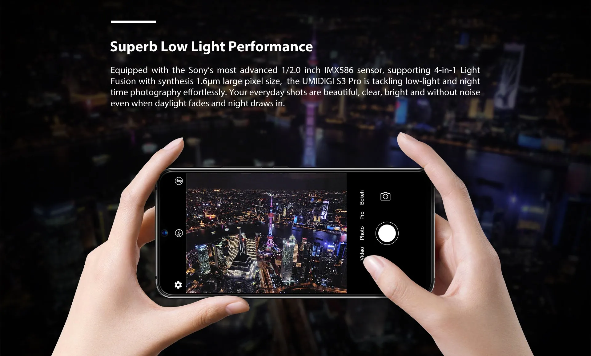 UMIDIGI S3 Pro 4G Phablet Helio P70 Octa Core 2.1GHz 6.3 inch Android 9.0 6GB RAM 128GB ROM Fingerprint Sens - Black, EU PLUG