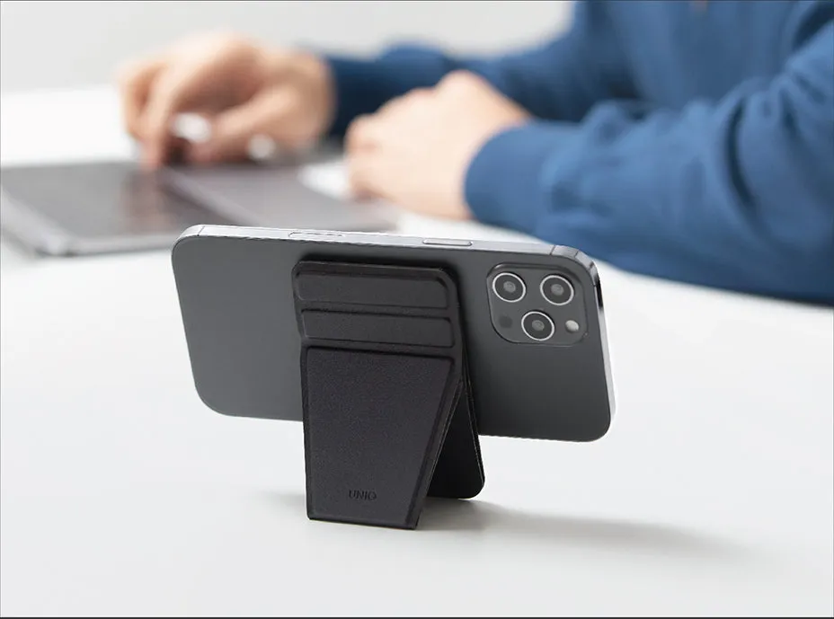 Uniq Phone Accessory (phone Stand, A Hand Grip And Card Holder) (brown)