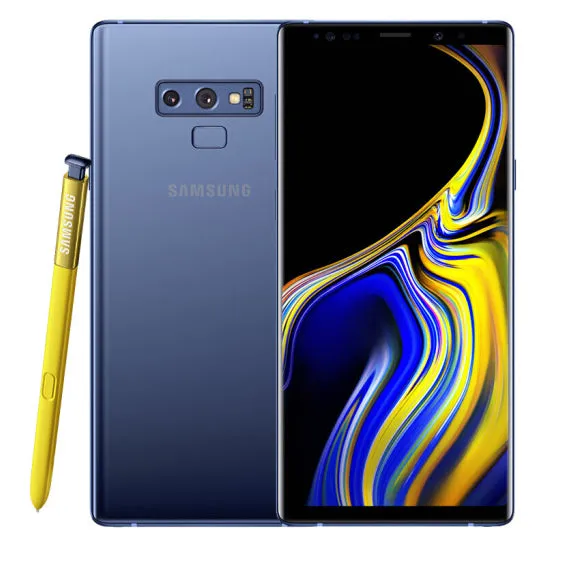Used Samsung Galaxy Note9 European Version Single SIM Mobile Phone 6 128GB 4000mAh NFC 4G phone blue