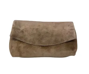 Valentina Clutch in Amphora Italian Backed Suede