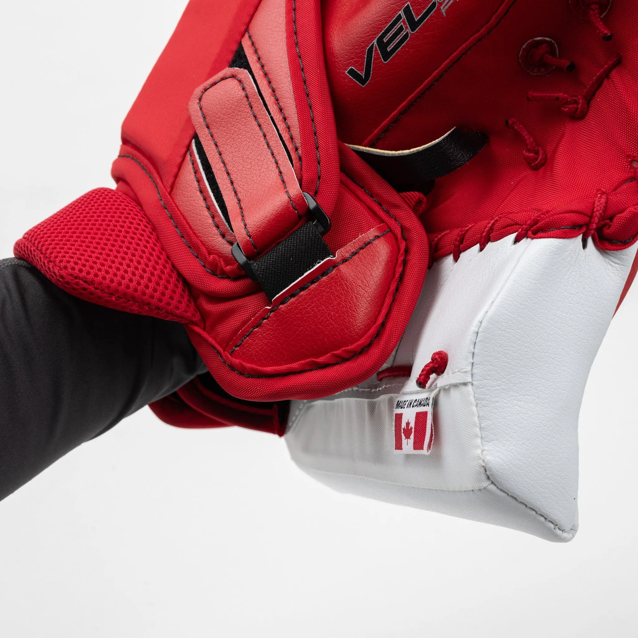 Vaughn Velocity V10 Pro Carbon Senior Goalie Catcher - Iceberg Graphic