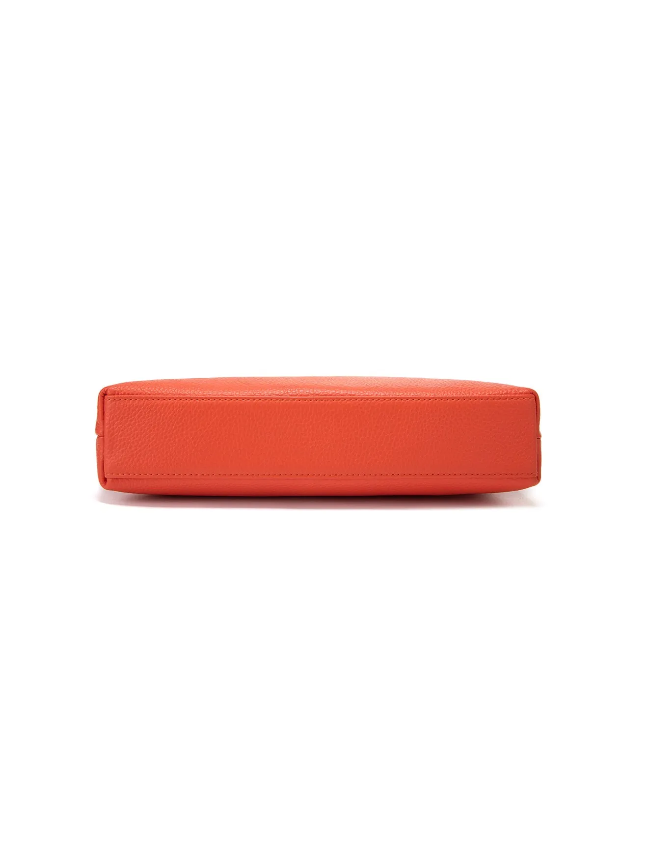 VICKY LEATHER XBODY BAG-E1-0807A-TANGERINE- SALE