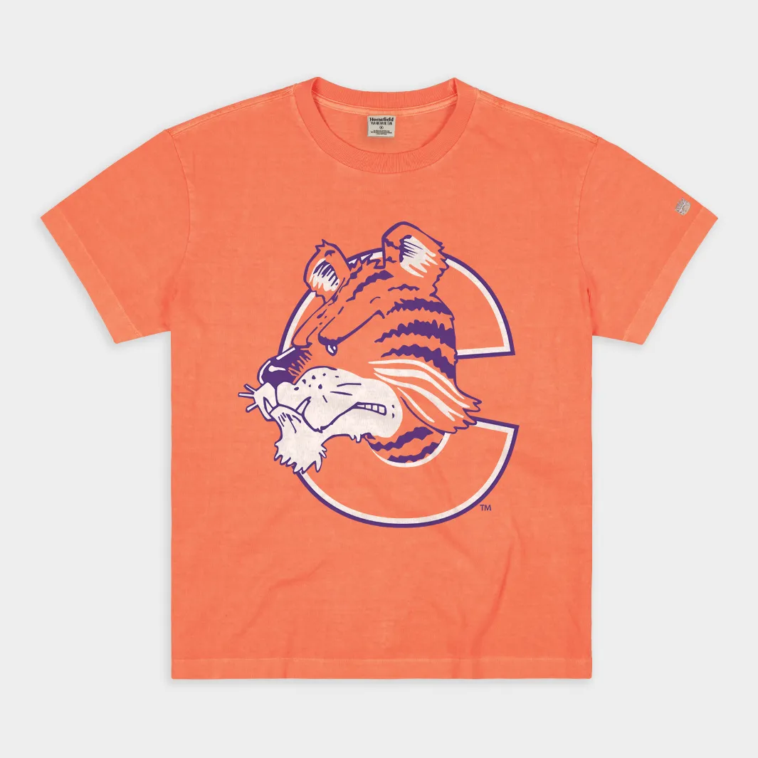 Vintage Clemson Tigers Logo Tee