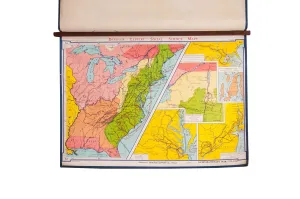 Vintage Denoyer Geppert Map