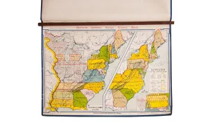 Vintage Denoyer Geppert Map
