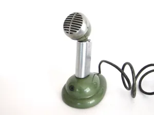 Vintage Green Shure Microphones - S36