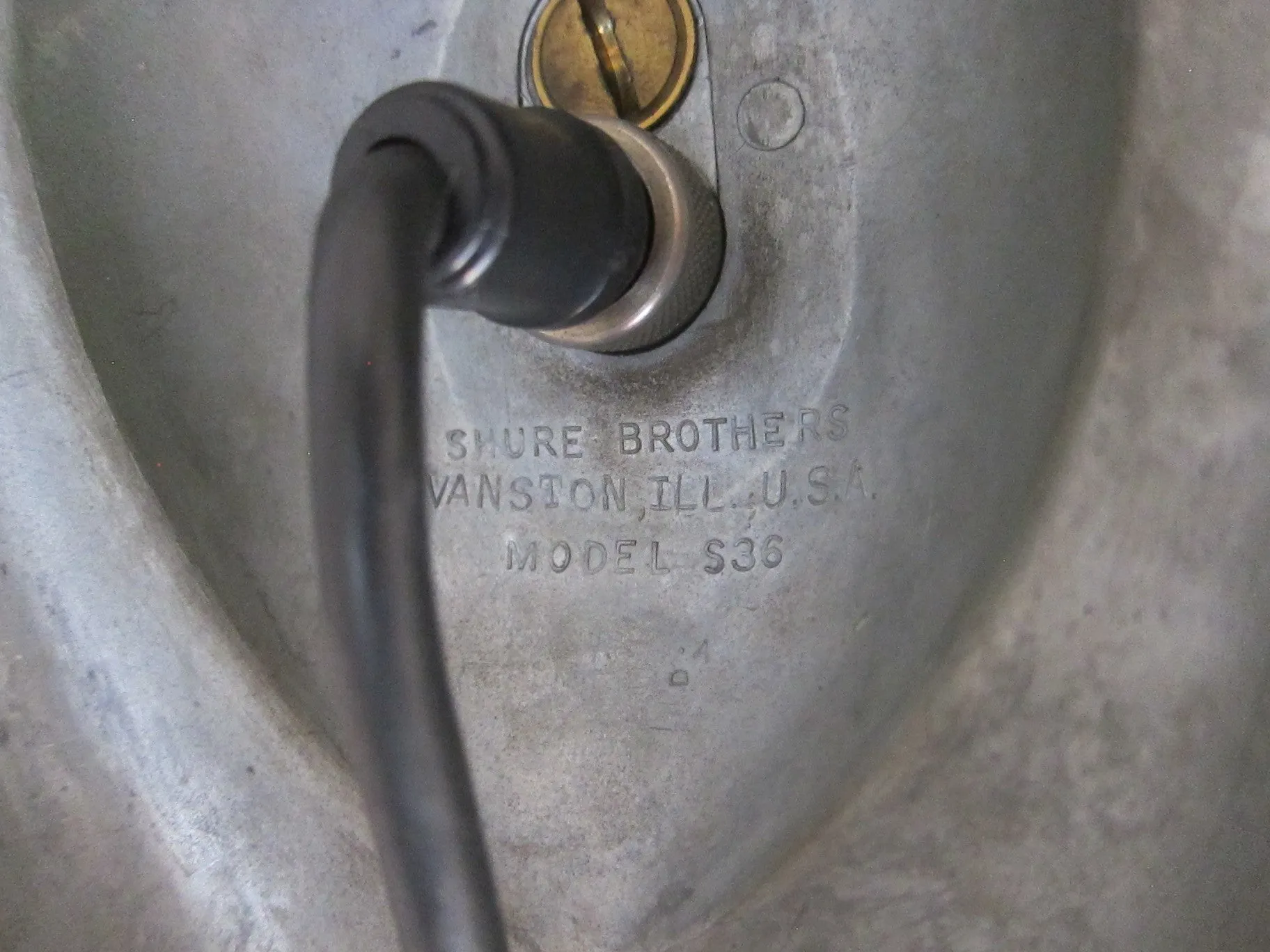 Vintage Green Shure Microphones - S36