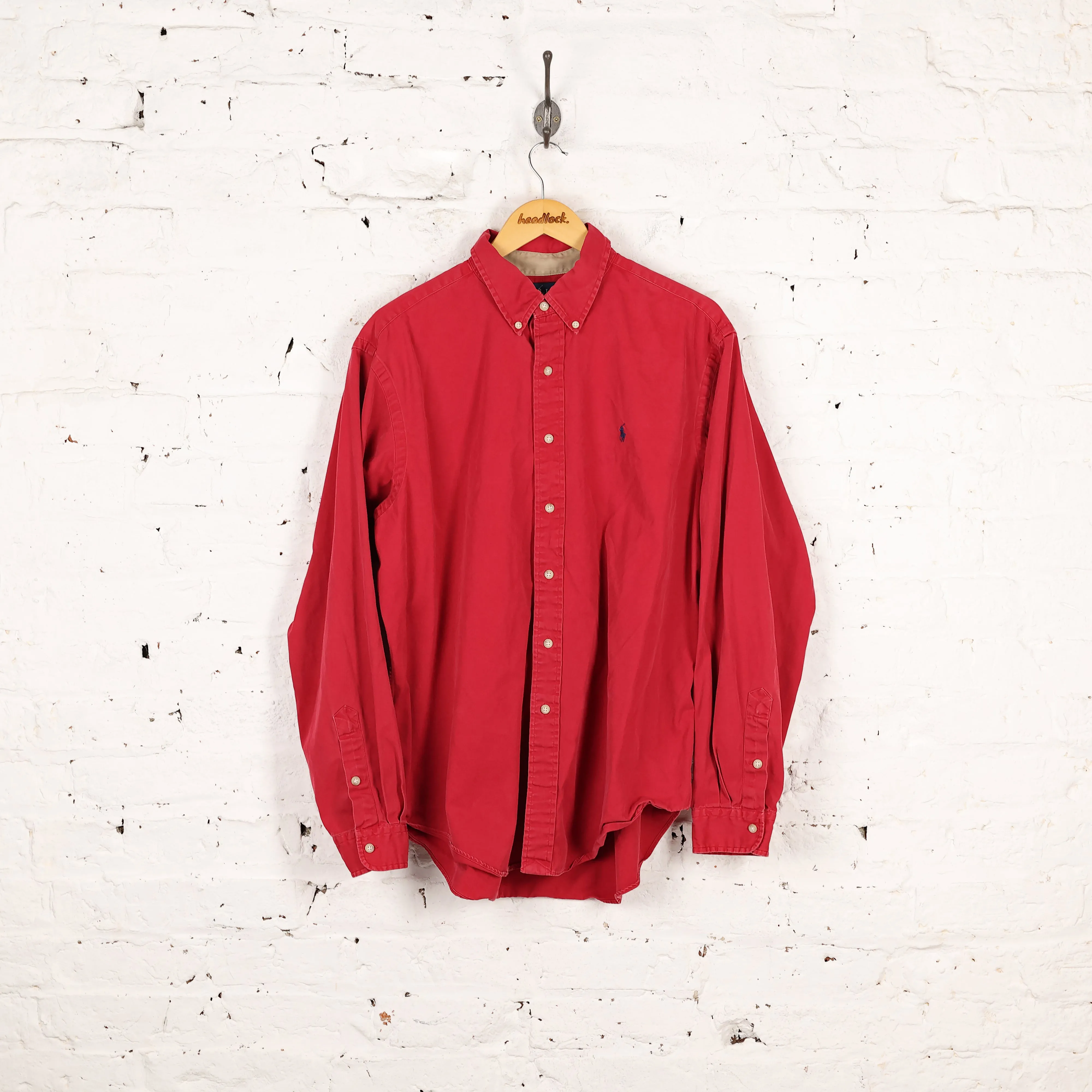 Vintage Ralph Lauren Shirt - Red - XL