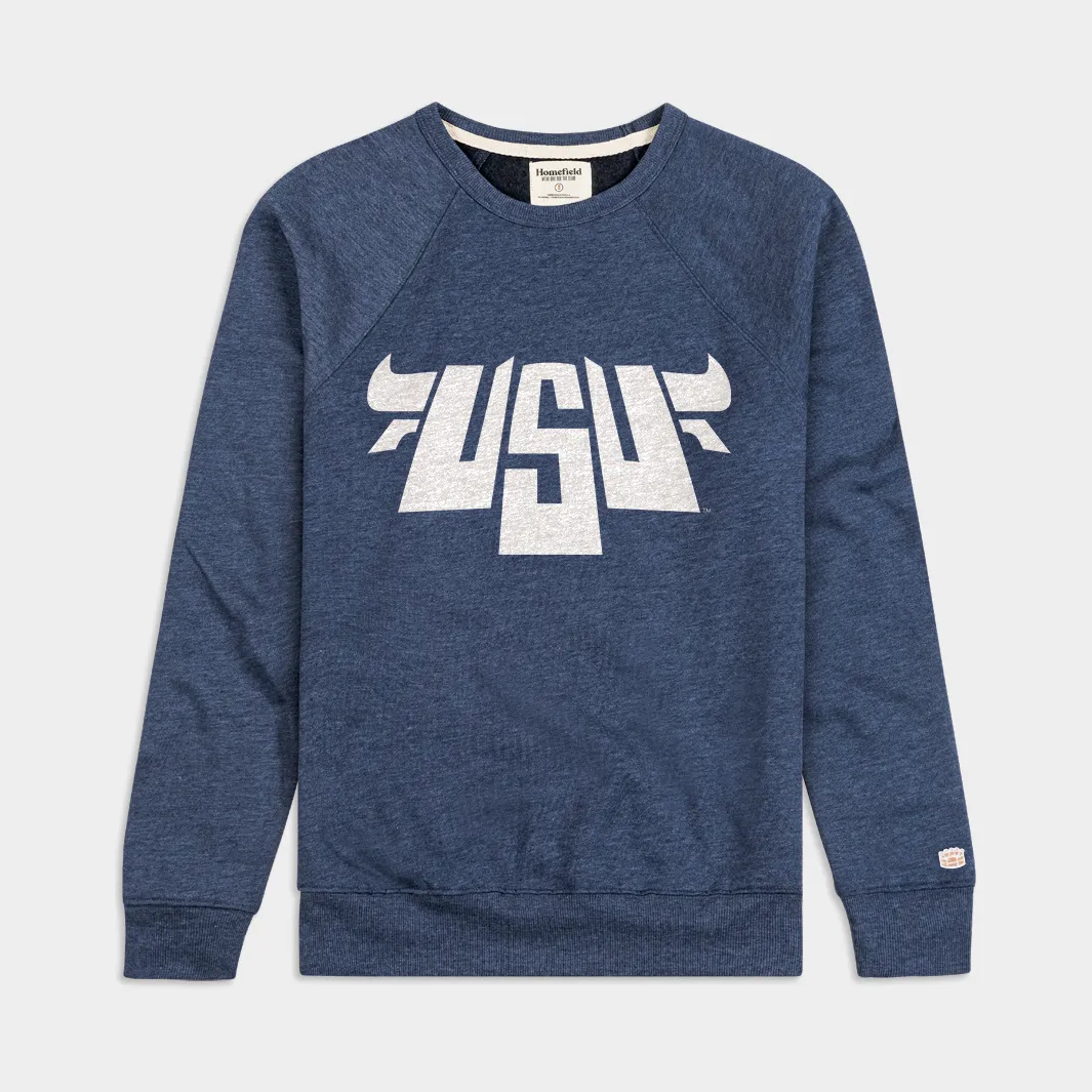Vintage Utah State Bull Logo Crewneck