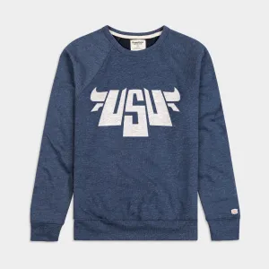Vintage Utah State Bull Logo Crewneck
