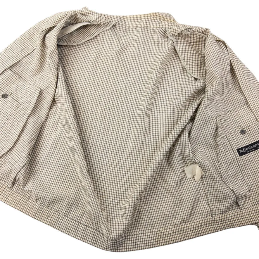 Vintage YSL Yves Saint Laurent Harrington Jacket Size L